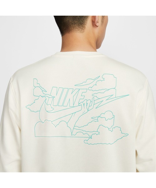 NIKE（ナイキ）の「ナイキ クラブ FT ボルト L/S クルー（スウェット・メンズ・ブラック/ホワイト/ネイビー/グリーン・L/M/S/XL）」の16枚目の写真