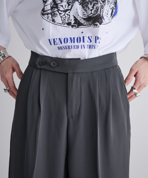 MERLOT(メルロー)の「ツータックワイドスラックス(スラックス・レディース・ブラック/グレー・FREE)」の16枚目の写真