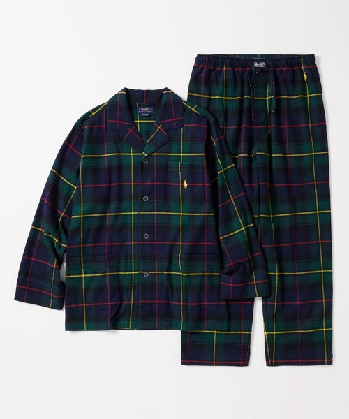 ラルフローレン　RALPH LAUREN ルームウェア セール】【POLO RALPH LAUREN】タータンチェック ポロ パジャマ