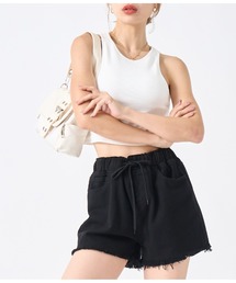 LATINA | カップ付き ショート タンクトップ Uネック(タンクトップ)