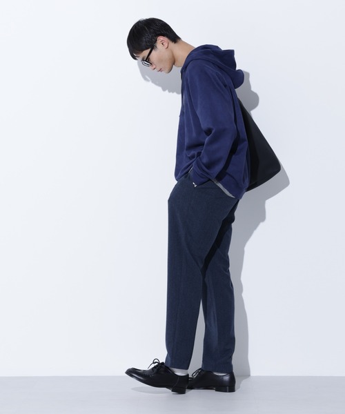 Apo(s)ture(アポスチャー)の「KYLE-001/杢調ツイルピーチスリムパンツ(その他パンツ・メンズ・ブラック/モカ/ネイビー/グレー・XS/S/M/L/XL)」の17枚目の写真
