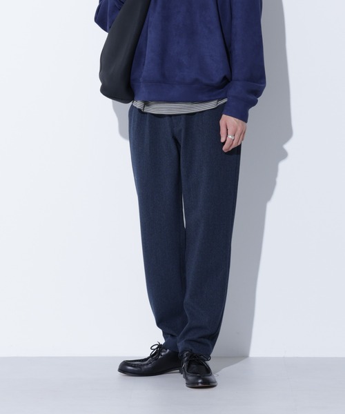 Apo(s)ture(アポスチャー)の「KYLE-001/杢調ツイルピーチスリムパンツ(その他パンツ・メンズ・ブラック/モカ/ネイビー/グレー・XS/S/M/L/XL)」の12枚目の写真