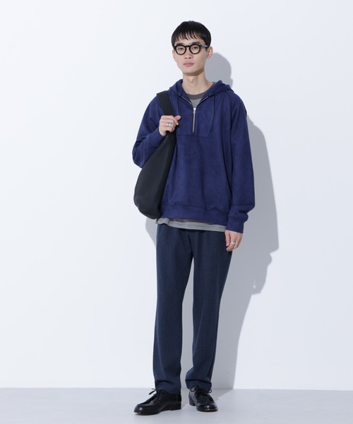 Apo(s)ture(アポスチャー)の「KYLE-001/杢調ツイルピーチスリムパンツ(その他パンツ・メンズ・ブラック/モカ/ネイビー/グレー・XS/S/M/L/XL)」の13枚目の写真