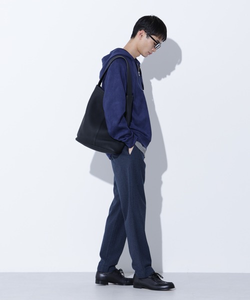Apo(s)ture(アポスチャー)の「KYLE-001/杢調ツイルピーチスリムパンツ(その他パンツ・メンズ・ブラック/モカ/ネイビー/グレー・XS/S/M/L/XL)」の16枚目の写真