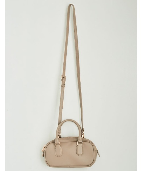 Re:EDIT(リエディ)の「ミニボストンバッグ(ボストンバッグ・レディース・キャメル/レッド系その他/ブラック/グレイッシュベージュ・FREE)」の14枚目の写真