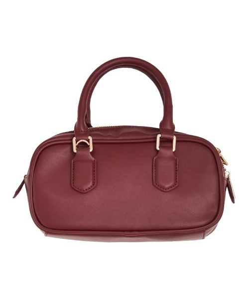 Re:EDIT(リエディ)の「ミニボストンバッグ(ボストンバッグ・レディース・キャメル/レッド系その他/ブラック/グレイッシュベージュ・FREE)」の18枚目の写真