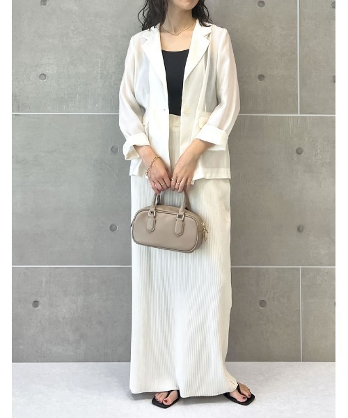 Re:EDIT(リエディ)の「ミニボストンバッグ(ボストンバッグ・レディース・キャメル/レッド系その他/ブラック/グレイッシュベージュ・FREE)」の6枚目の写真