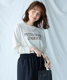 【洗濯機可】フロッキーロゴロングTシャツ