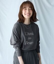 【洗濯機可】フロッキーロゴロングTシャツ