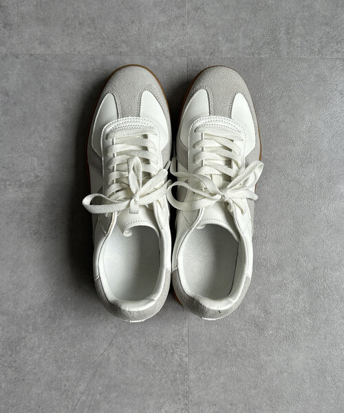 Thevon（ゼボン）の「ジャーマントレーナー（スニーカー・レディース・オフホワイト/ブラック・M/L）」の13枚目の写真