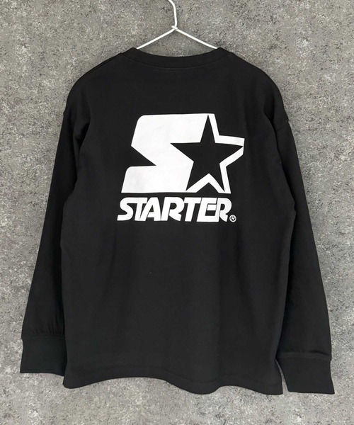 STARTER(スターター)の「【STARTER】 オーバーサイズ プリント ロンT(Tシャツ/カットソー・キッズ・ホワイト系/ブラック/オフホワイト/ダークグリーン/ブラック系/チャコール/ネイビー/パープル・110cm/120cm/130cm/140cm/150cm/160cm)」の17枚目の写真