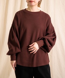 tシャツ 「Brocante / ブロカント」 度詰ワッフル ココンロンTシャツ レディース Brocante / ブロカント] ヴィンテージ天竺 ココンロンTシャツ