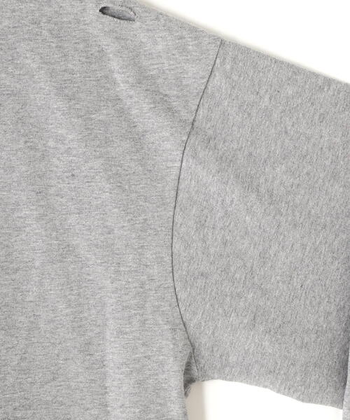DANKE SCHON(ダンケシェーン)の「DankeSchon/ダンケシェーン/ダメージレイヤードトングスリーブトップス/ロンT(Tシャツ/カットソー・レディース・チャコールグレー/グレー・F)」の12枚目の写真