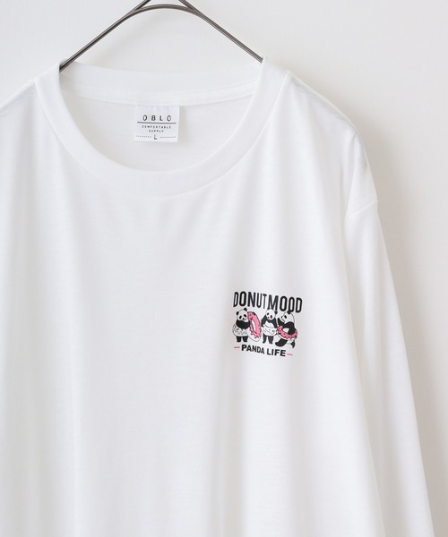 FUNALIVE(ファンアライブ)の「UVカット 吸水速乾アニマルプリント ロングスリーブTシャツ(Tシャツ/カットソー・メンズ・ホワイト/ブラック/ネイビー/ブラウン/ブルー/モカ/バーガンディー/スミクロ/ホワイト系その他2/ブラック系その他2/ブラック系その他3/ピーコックグリーン系・LL/M/L)」の3枚目の写真