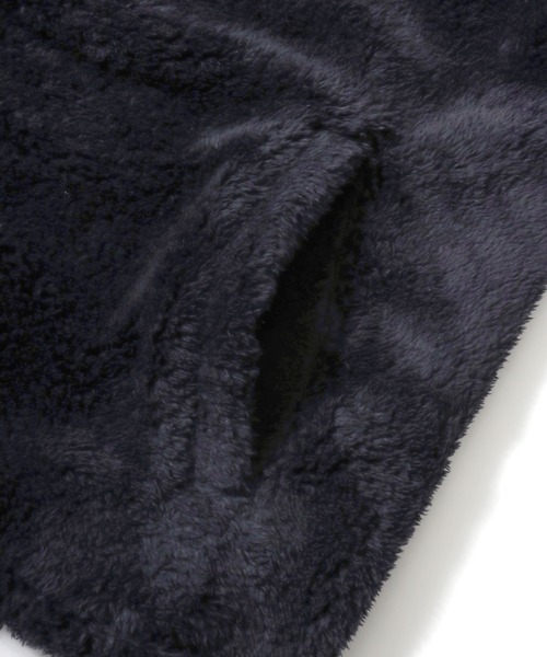 GERRY（ジェリー）の「GERRY/ジェリー オーバーサイズ ソフトボアフリース ジップアップパーカー フーディー/ボアジャケット/ボアブルゾン/レディース メンズ（ブルゾン・メンズ・アイボリー/ブラック・M/L/LL）」の14枚目の写真