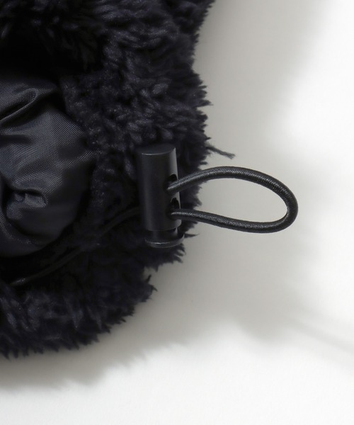 GERRY（ジェリー）の「GERRY/ジェリー オーバーサイズ ソフトボアフリース ジップアップパーカー フーディー/ボアジャケット/ボアブルゾン/レディース メンズ（ブルゾン・メンズ・アイボリー/ブラック・M/L/LL）」の16枚目の写真