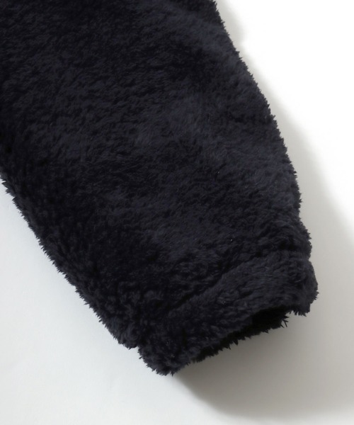 GERRY（ジェリー）の「GERRY/ジェリー オーバーサイズ ソフトボアフリース ジップアップパーカー フーディー/ボアジャケット/ボアブルゾン/レディース メンズ（ブルゾン・メンズ・アイボリー/ブラック・M/L/LL）」の13枚目の写真