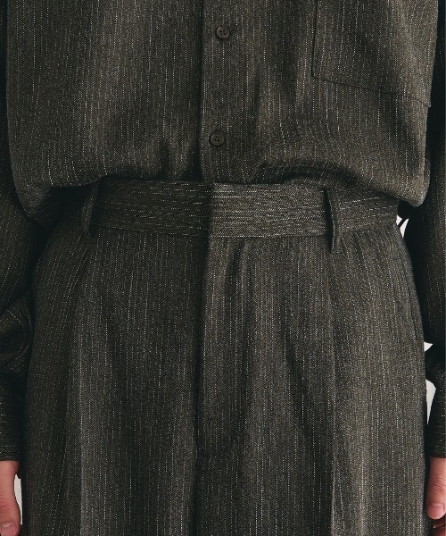 epnok（エプノック）の「センタープレスワイドバギースラックス（スラックス・メンズ・チャコールグレー/カーキ/ブラック/ブラウン/ネイビー/ネイビー系/グレー系/ブラック系・LARGE/MEDIUM/SMALL）」の9枚目の写真