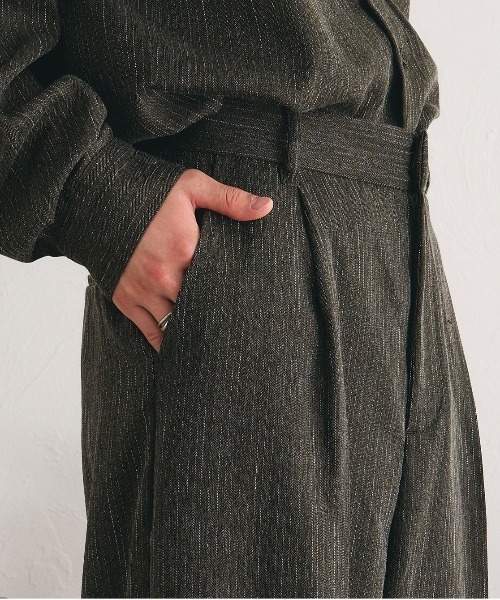 epnok（エプノック）の「センタープレスワイドバギースラックス（スラックス・メンズ・チャコールグレー/カーキ/ブラック/ブラウン/ネイビー/ネイビー系/グレー系/ブラック系・LARGE/MEDIUM/SMALL）」の11枚目の写真