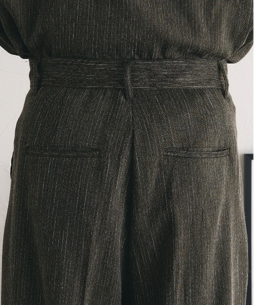 epnok（エプノック）の「センタープレスワイドバギースラックス（スラックス・メンズ・チャコールグレー/カーキ/ブラック/ブラウン/ネイビー/ネイビー系/グレー系/ブラック系・LARGE/MEDIUM/SMALL）」の10枚目の写真