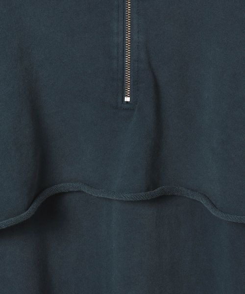 JEANASIS(ジーナシス)の「ハーフZIPパーカーワンピース/152248(ワンピース・レディース・ブラック/グリーン系その他/ホワイト・FREE)」の14枚目の写真