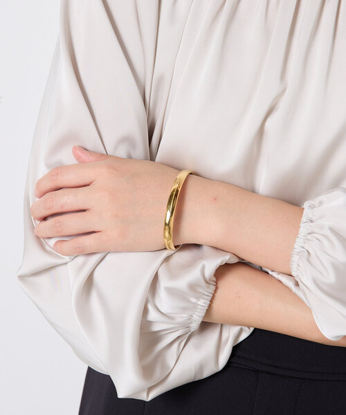 PAPILLONNER（パピヨネ）の「ステンレスプレーンブレスレット（ブレスレット・レディース・シルバー/ゴールド・FREE）」の17枚目の写真