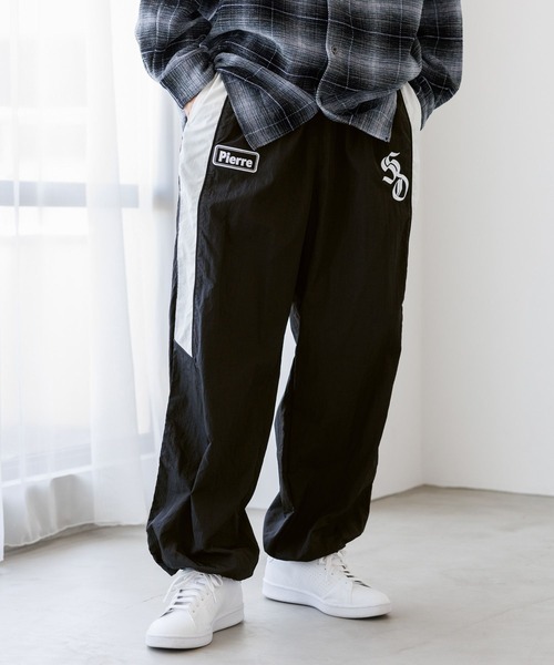 LAKOLE（ラコレ）の「刺繍トラックパンツ / 140869（その他パンツ・メンズ・ブラウン/ブラック/ネイビー・MEDIUM/LARGE）」の2枚目の写真