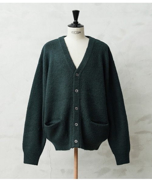 き*ほ様 WAIPER.inc モヘアニット カーディ ガン SOLID XXL モヘアニット カーディガン SOLID WAIPER.inc【WP1072】（カーディガン