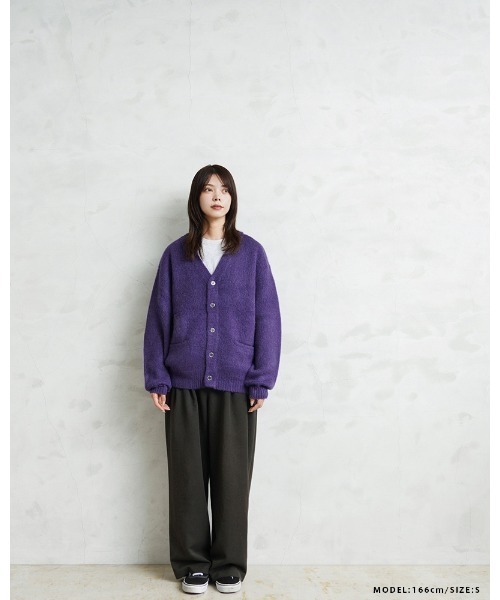 モヘアニット カーディガン SOLID WAIPER.inc【WP1072】（カーディガン