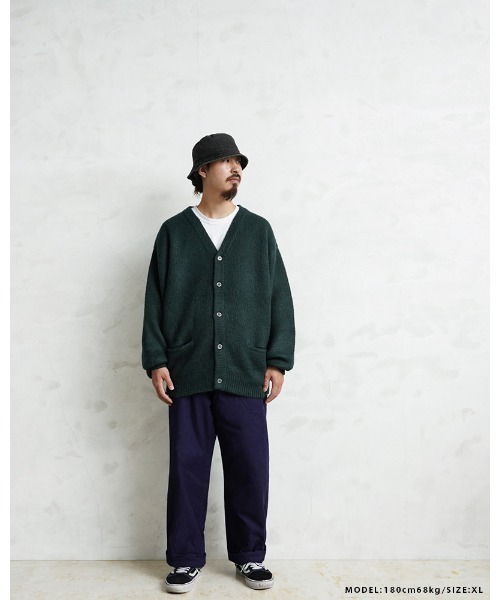 モヘアニット カーディガン SOLID WAIPER.inc【WP1072】（カーディガン