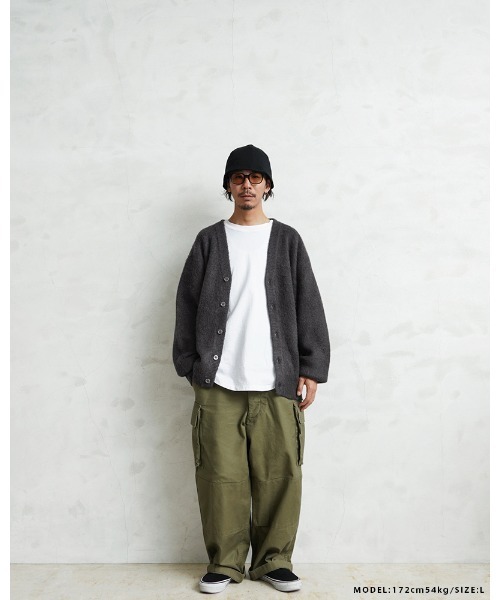 WAIPER.inc（ワイパーインク）の「モヘアニット カーディガン SOLID