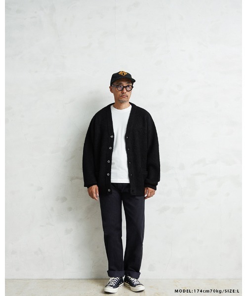 モヘアニット カーディガン SOLID WAIPER.inc【WP1072】（カーディガン