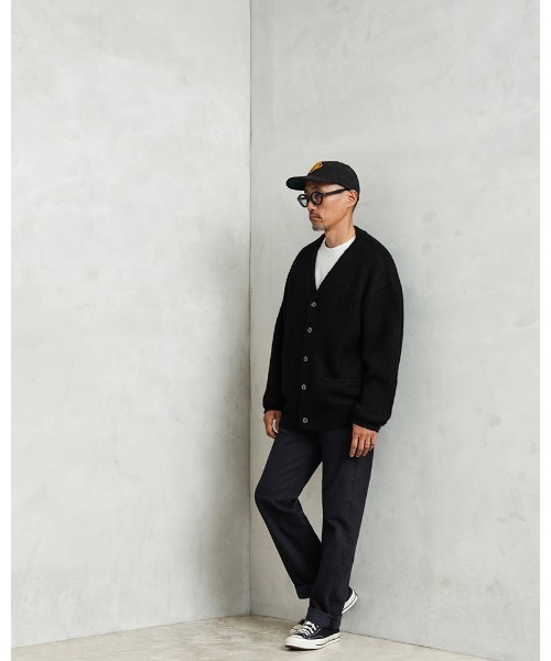 モヘアニット カーディガン SOLID WAIPER.inc【WP1072】（カーディガン