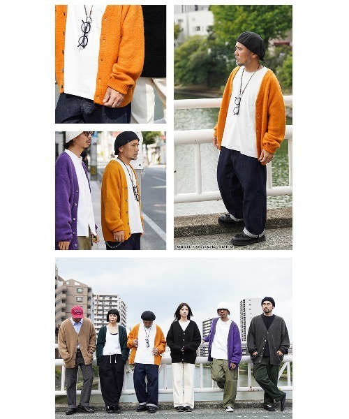 モヘアニット カーディガン SOLID WAIPER.inc【WP1072】（カーディガン