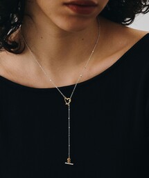 LAPUIS | ＜LAPUIS＞ラインコイル ハート ネックレス(ネックレス)