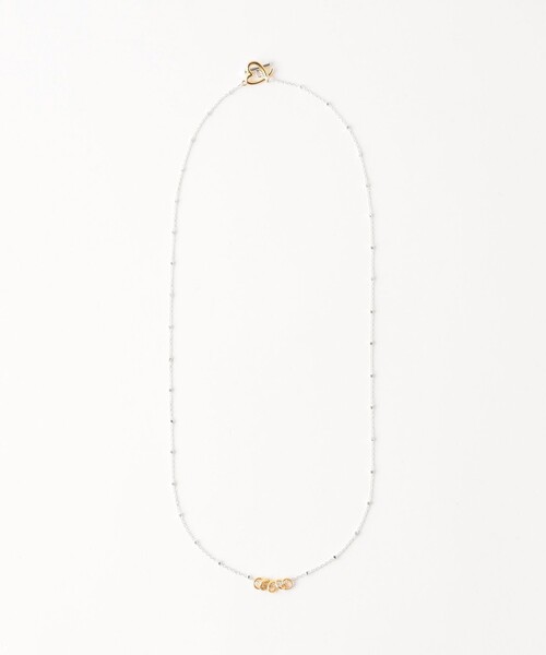 LAPUIS（ラピュイ）の「＜LAPUIS＞ラインコイル ハート ネックレス（ネックレス・レディース・その他1・FREE）」の2枚目の写真