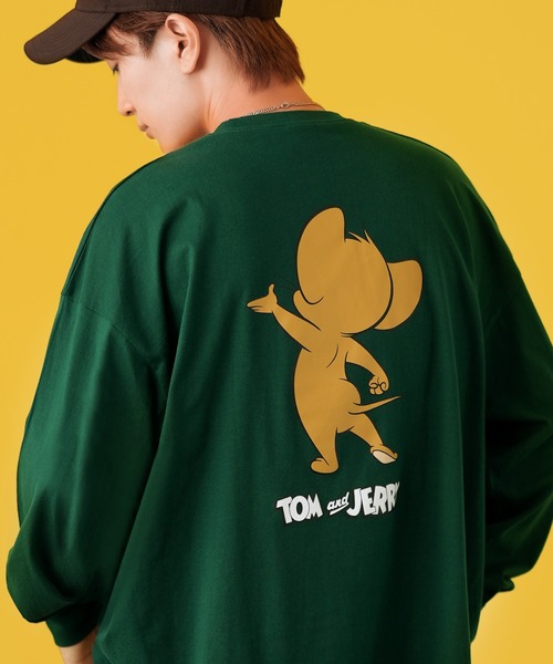 Tom&Jerry(トムアンドジェリー)の「【TOM&JERRY】プリント オーバーサイズ 長袖Tシャツ(Tシャツ/カットソー・メンズ・ホワイト系/ホワイト系1/ホワイト系2/杢グレー/パープル系/ブラック系2/ブラック系/オレンジ系1/ホワイト/グリーン/グレー系1/ベージュ系2/チャコールグレー/ホワイト系3/ホワイト系4/ホワイト系5/ホワイト系6/ブラック系4/ブラック系6/ライトグレー系5/グレー系3/グレー系6/ベージュ系/ネイビー系3/ネイビー系5/ブルー系4・MEDIUM/LARGE/X-LARGE)」の21枚目の写真