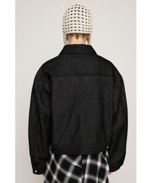 SLY（スライ）の「【LIMITED DENIM LINE】CROP DENIM JK-AB クロップ
