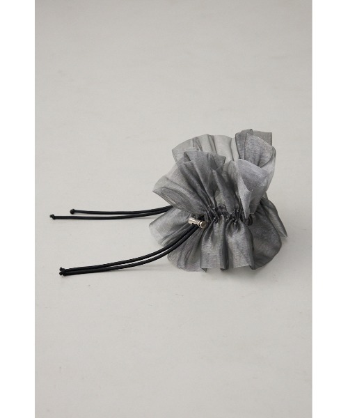 AZUL by moussy（アズールバイマウジー）の「シアードローストリングシュシュ（シュシュ・レディース・ブラック/グレー・FREE）」の12枚目の写真