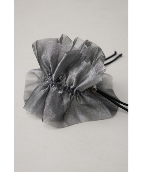 AZUL by moussy（アズールバイマウジー）の「シアードローストリングシュシュ（シュシュ・レディース・ブラック/グレー・FREE）」の14枚目の写真