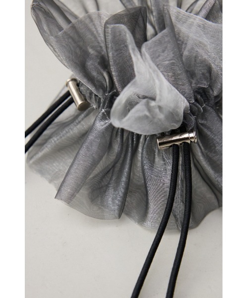 AZUL by moussy（アズールバイマウジー）の「シアードローストリングシュシュ（シュシュ・レディース・ブラック/グレー・FREE）」の15枚目の写真