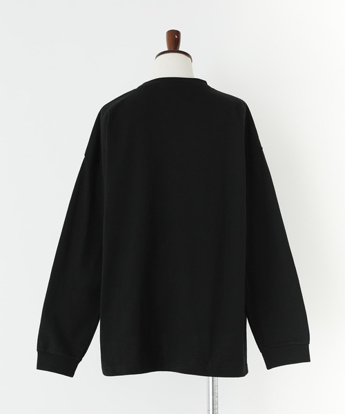 n'OrLABEL(ノアールレーベル)の「アートプリントロンT(Tシャツ/カットソー・レディース・オフホワイト/ブラック・1/2)」の18枚目の写真