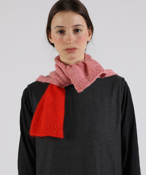 Bshop（ビショップ）の「NITTO | バイカラー ニットマフラー