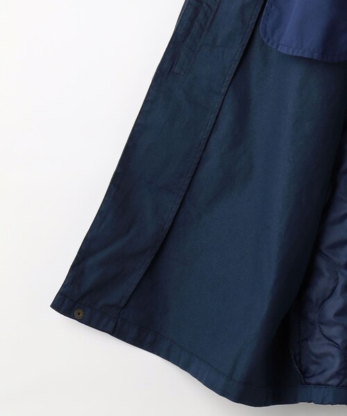 green label relaxing(グリーンレーベルリラクシング)の「TJ キルト 切り替え モッズコート / キッズ 140cm-160cm(モッズコート・キッズ・ネイビー/オリーブ・140cm/160cm/150cm)」の12枚目の写真