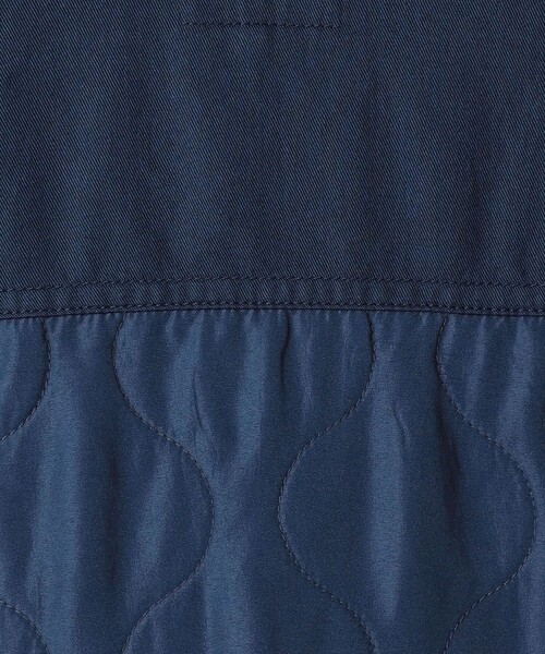 green label relaxing(グリーンレーベルリラクシング)の「TJ キルト 切り替え モッズコート / キッズ 140cm-160cm(モッズコート・キッズ・ネイビー/オリーブ・140cm/160cm/150cm)」の13枚目の写真