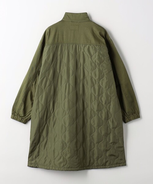 green label relaxing(グリーンレーベルリラクシング)の「TJ キルト 切り替え モッズコート / キッズ 140cm-160cm(モッズコート・キッズ・ネイビー/オリーブ・140cm/160cm/150cm)」の15枚目の写真