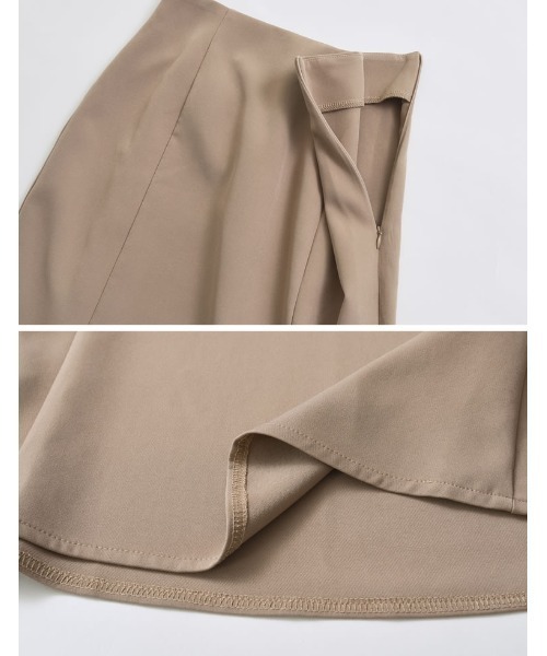 Re:EDIT（リエディ）の「[低身長/高身長サイズ有]カットツイルマーメイドスカート（スカート・レディース・ダークブラウン/ブラック/チャコールグレー/モカ・MEDIUM/TALL/LARGE/SHORT/SMALL）」の6枚目の写真