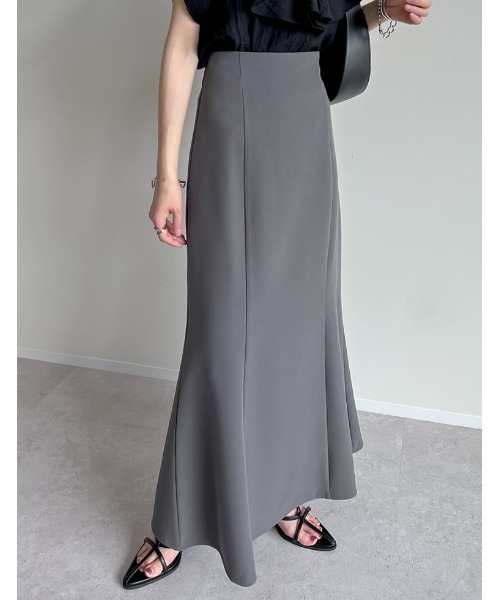 Re:EDIT（リエディ）の「[低身長/高身長サイズ有]カットツイルマーメイドスカート（スカート・レディース・ダークブラウン/ブラック/チャコールグレー/モカ・MEDIUM/TALL/LARGE/SHORT/SMALL）」の17枚目の写真