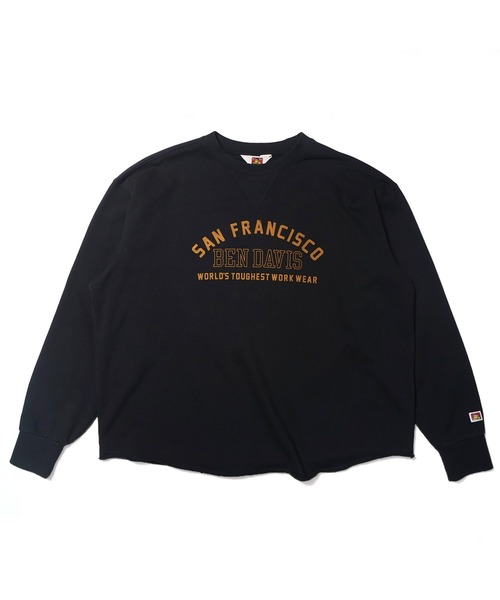 BEN DAVIS(ベンデイビス)の「《BEN DAVIS PROJECT LINE》PRINT SWEAT CREW(スウェット・メンズ・パープル/ヘザーグレー/ブラック・MEDIUM/LARGE/X-LARGE)」の8枚目の写真