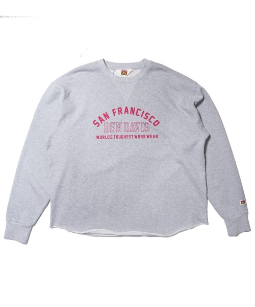 BEN DAVIS(ベンデイビス)の「《BEN DAVIS PROJECT LINE》PRINT SWEAT CREW(スウェット・メンズ・パープル/ヘザーグレー/ブラック・MEDIUM/LARGE/X-LARGE)」の9枚目の写真
